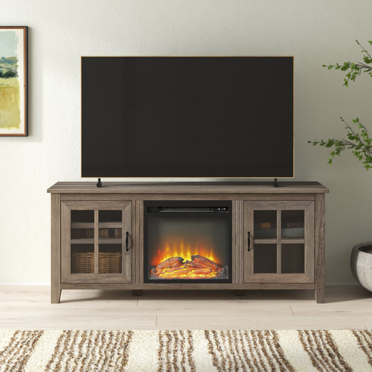 Lark Manor Accomac TV Stand for TVs up to 58" with Fireplace Included & Reviews | Wayfair.co.uk